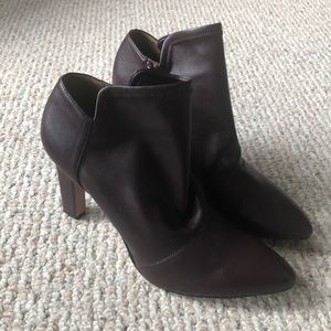 Burgundy Franco Sarto Booties size 9.5